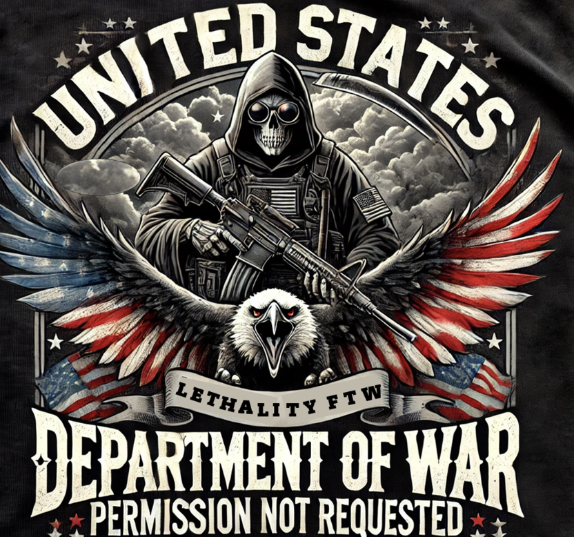 Inside the race to design the douchiest Department of War t-shirt