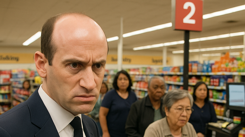 Stephen Miller calls ICE on commissary baggers for asking him to tip