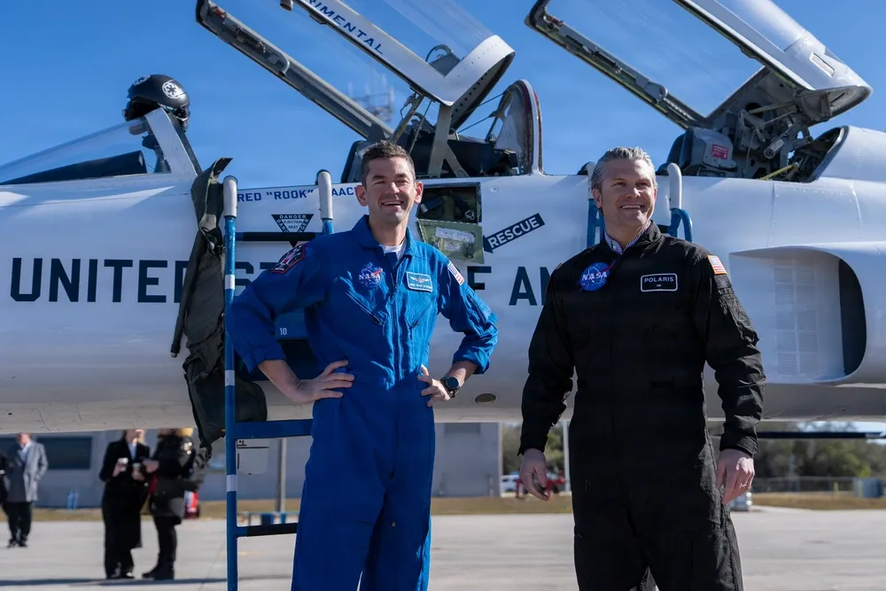 Hegseth saves billions by using green screen, pretending to invade countries