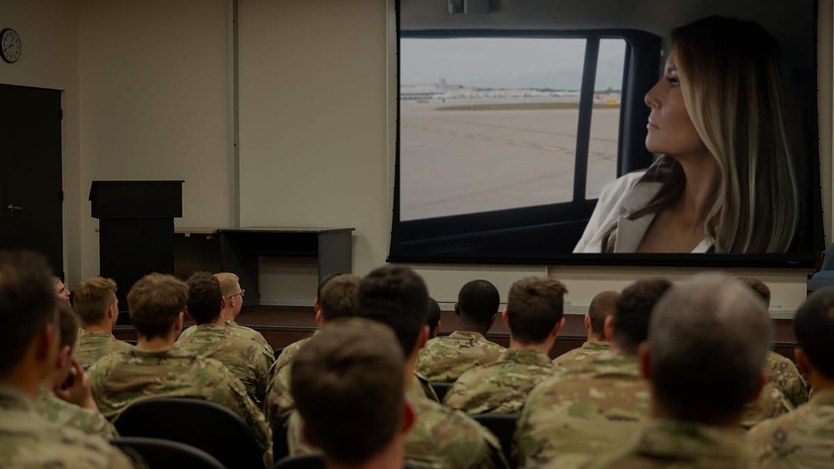 Active military forced to watch ‘Melania’ documentary at SERE school