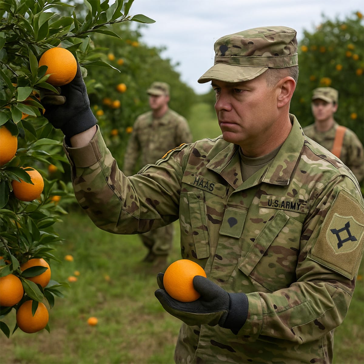 National Guard mobilized to pick fruit
